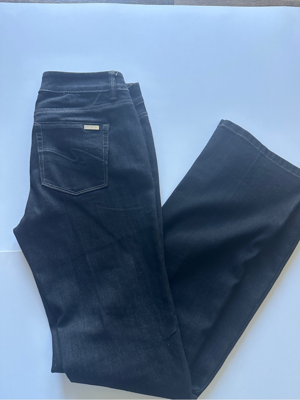 White House Black Market Black Boot-Cut Stretch Jeans